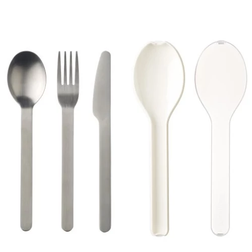 Mepal EAT Cutlery 3 Piece Ellipse - White