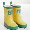 Grass & Air Little Kids Colour Revealing Rainbow Yellow Wellies