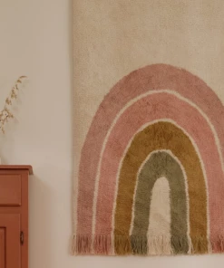 Little Dutch HOME Rug Rainbow - Pink - 130 X 90 Cm