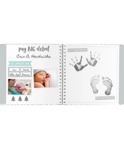 Pearhead Herringbone Baby's Memory Book And Sticker Set MATERNITY & PARENTS