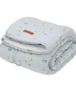 Little Dutch Bassinet Blanket - Sailors Bay Blue