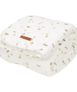 Little Dutch Bassinet Blanket - Sailors Bay White
