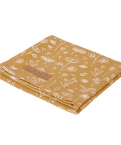 Little Dutch Swaddles 120 X 120 - Wild Flowers Ochre / Pure Ochre