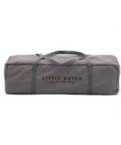 Little Dutch Travel Cot In Bag - Grey