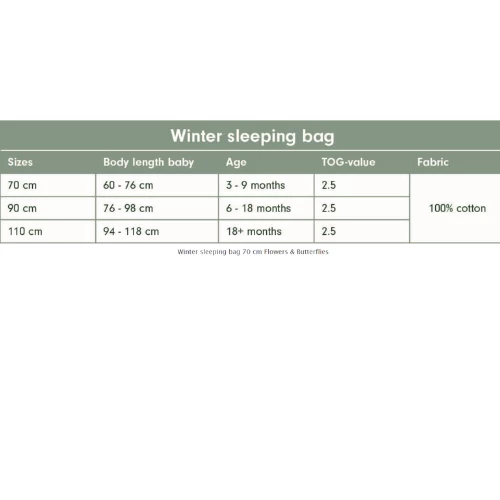 Little Dutch Winter Sleeping Bag Sailors Bay White