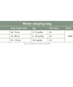 Little Dutch Winter Sleeping Bag Little Pink Flowers Sleep Soother