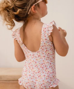 Little Dutch Bathsuit Ruffles Summer Flowers