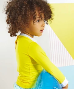 Ki Et La Swimming Top Anti-UV - Yellow SUMMER TIME