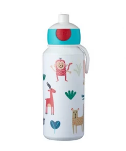 Mepal Drinking Bottle Pop-up Campus 400 Ml - Animal Friends