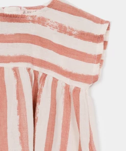 Play Up Printed Woven Tunic - Rust - PU