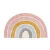 Little Dutch HOME Rug Rainbow Shape - Pink 80x130cm
