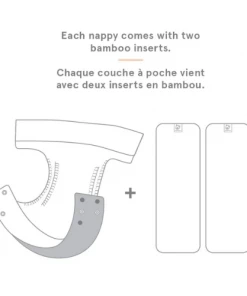 La Petite Ourse Re-Usable Nappies Pocket Nappy - Twigs
