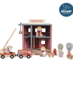 Little Dutch Railway Train Extension - Firestation - LD4490