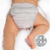 La Petite Ourse Re-Usable Nappies Pocket Nappy - Lines