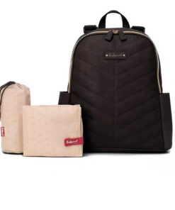 Babymel ON THE MOVE Backpack - Gabby - Vegan Leather - Black