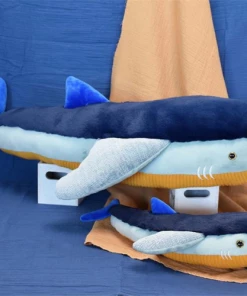 Histoire D'Ours Plush Blue Shark 80cm