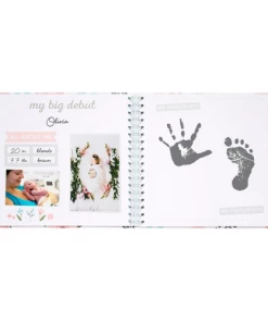 Pearhead Baby Toys Floral Baby's Memory Book And Sticker Set