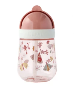 Little Dutch NEW IN Straw Cup Flowers & Butterflies