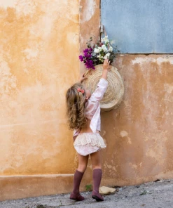 Gaia & Nina WEAR Boho Bloomers In Pink Vintage Floral