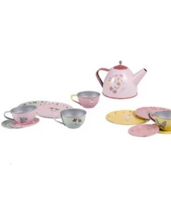 Little Dutch Tin Tea Set Flowers & Butterflies NEW IN