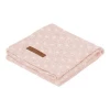 Little Dutch SALE Swaddle 120X120 - Lily Leaves Pink