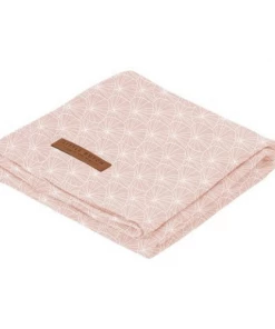 Little Dutch SALE Swaddle 120X120 - Lily Leaves Pink