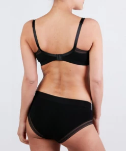 Cache Coeur MATERNITY & PARENTS Maternity And Nursing Seamless Bra - Milk - Black