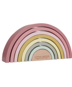 Little Dutch Rainbow Stacker - Pink PLAY