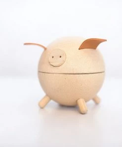 Plan Toys Piggy Bank - Natural - PT 8611 PLAY