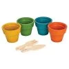 Plan Toys Flower Pot Set - PT 8617 PLAY