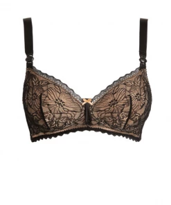Cache Coeur MATERNITY & PARENTS Maternity And Nursing Bra - Iris - Black