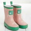 Grass & Air Little Kids Colour Revealing Rainbow Pink Wellies SALE