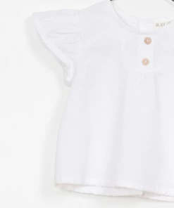 Play Up Linen Tunic - White - PU