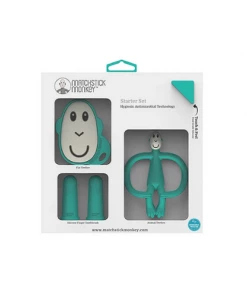 Matchstick Monkey Teething Starter Set - Green