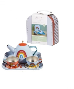 Little Dutch Tea Set In Basket Rainbow