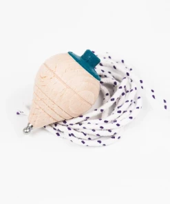 Me & Mine PLAY Wooden Spinning Top Available In Various Colours