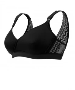 Cache Coeur Maternity And Nursing Bra - Serena - Black MATERNITY & PARENTS