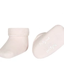 Condor Baby CND Terry Booties With Folded Cuff - Baby Pink