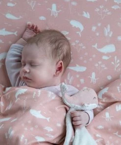 Little Dutch Cuddle Cloth Whale - Ocean Pink