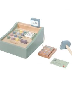 Little Dutch Wooden Toy Cash Register With Scanner - LD4469