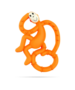 Matchstick Monkey Mini Monkey Teether - Orange