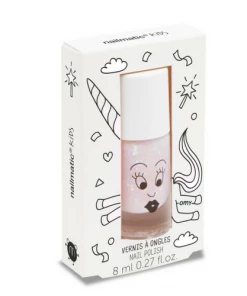 Nailmatic Nail Polish -Polly - Clear Pink Glitter