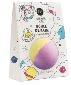 Nailmatic Bath Ball - Spoutnik - Yellow & Pink Bathing & Skincare