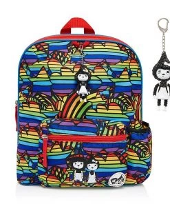 Zip&Zoe ON THE MOVE Backpack - Rainbow Multi - 3+Age