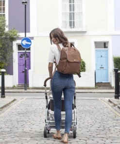 Babymel Backpack - Robyn Convertible - Faux Leather ON THE MOVE
