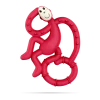 Matchstick Monkey Mini Monkey Teether - Rubine Red