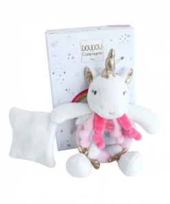 Doudou Et Compagnie Rattle - Lucie Unicorn - DC3310