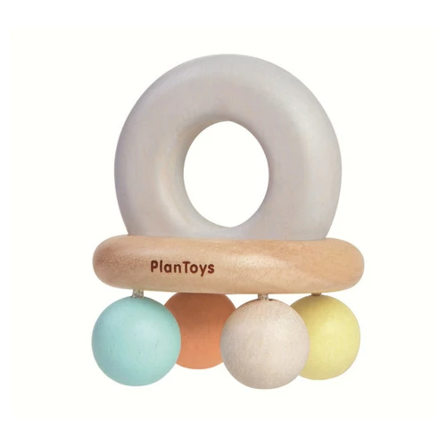 Plan Toys Bell Rattle - Pastel - PT 5250 PLAY