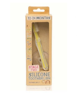 Jack N' Jill Silicone Baby Toothbrush - Stage 2 (1-3 Years)