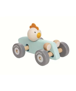 Plan Toys Chicken Racing Car - Pastel - PT 5716